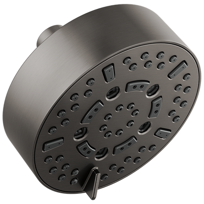 Brizo - Essential Shower 5 Inch Linear Round H2Okinetic Multi-Function Wall Mount Shower Head - 2.5 GPM