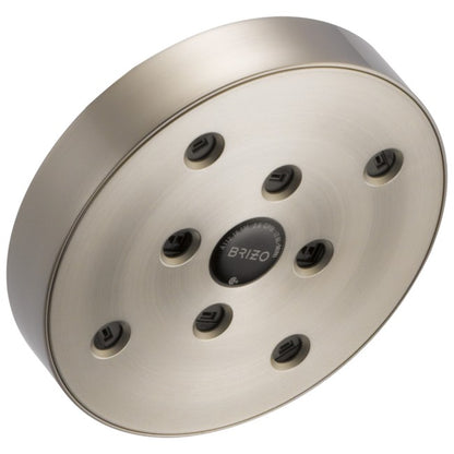 Brizo - Essential Shower 5 Inch Linear Round H2Okinetic Single Function Wall Mount Showerhead - 2.5 GPM
