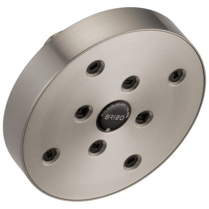 Brizo - Essential Shower 5 Inch Linear Round H2Okinetic Single Function Wall Mount Showerhead - 2.5 GPM