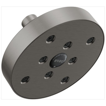 Brizo - Essential Shower 5 Inch Linear Round H2Okinetic Single Function Wall Mount Showerhead - 2.5 GPM