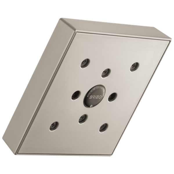 Brizo - Essential Shower 5 Inch Linear Square H2OKinetic Single Function Wall Mount Showerhead - 1.75 GPM