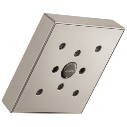 Brizo - Essential Shower 5 Inch Linear Square H2OKinetic Single Function Wall Mount Showerhead - 1.75 GPM