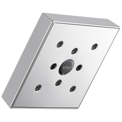 Brizo - Essential Shower 5 Inch Linear Square H2OKinetic Single Function Wall Mount Showerhead - 1.75 GPM
