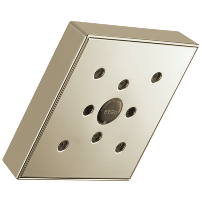 Brizo - Essential Shower 5 Inch Linear Square H2OKinetic Single Function Wall Mount Showerhead - 1.75 GPM