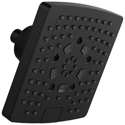 Brizo - Essential Shower 7 Inch Linear Square H2Okinetic Multi-Function Wall Mount Shower Head - 2.5 GPM