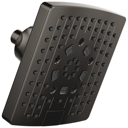 Brizo - Essential Shower 7 Inch Linear Square H2OKinetic Multi-Function Wall Mount Showerhead - 1.75 GPM