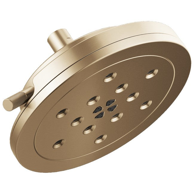 Brizo - Litze 8 Inch H2Okinetic Round Multi-Function Wall Mount Showerhead - 2.5 GPM