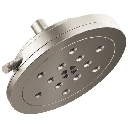 Brizo - Litze 8 Inch H2Okinetic Round Multi-Function Wall Mount Showerhead - 2.5 GPM