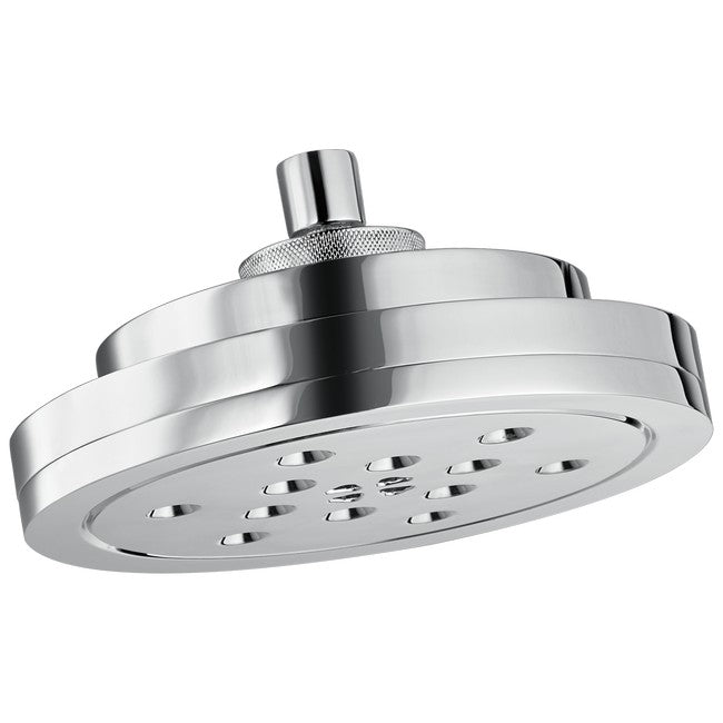 Brizo - Litze 8 Inch H2Okinetic Round Multi-Function Wall Mount Showerhead - 2.5 GPM