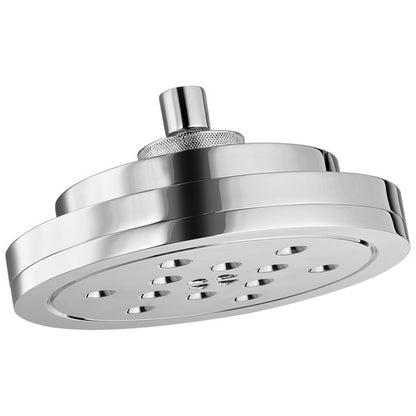 Brizo - Litze 8 Inch H2Okinetic Round Multi-Function Wall Mount Showerhead - 2.5 GPM