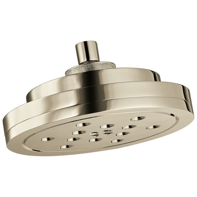 Brizo - Litze 8 Inch H2Okinetic Round Multi-Function Wall Mount Showerhead - 2.5 GPM