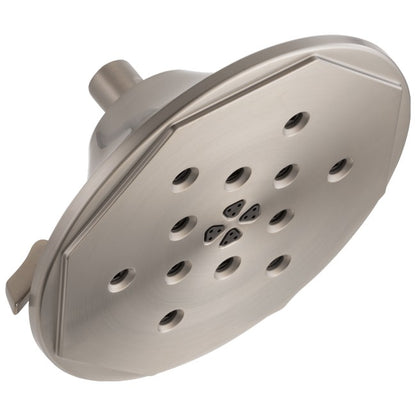 Brizo - Rook 8 Inch H2Okinetic Round Multi-Function Wall Mount Showerhead - 2.5 GPM
