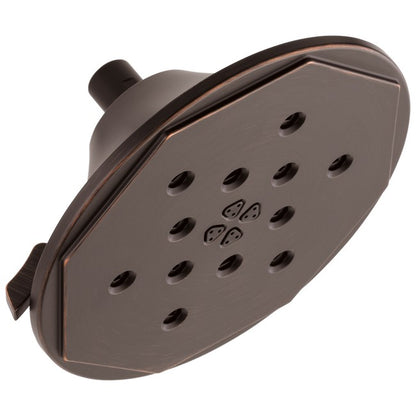 Brizo - Rook 8 Inch H2Okinetic Round Multi-Function Wall Mount Showerhead - 2.5 GPM