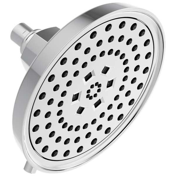 Brizo - Invari 7 5/8 Inch H2Okinetic Round Multi-Function Shower Head - 2.5 GPM
