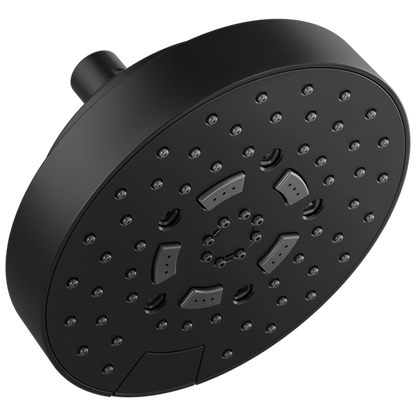 Brizo - Essential Shower 7 Inch Linear Round H2Okinetic Multi-Function Wall Mount Shower Head - 1.5 GPM