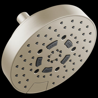 Brizo - Allaria 7 Inch Linear Round H2Okinetic Multi-Function Wall Mount Shower Head - 2.5 GPM