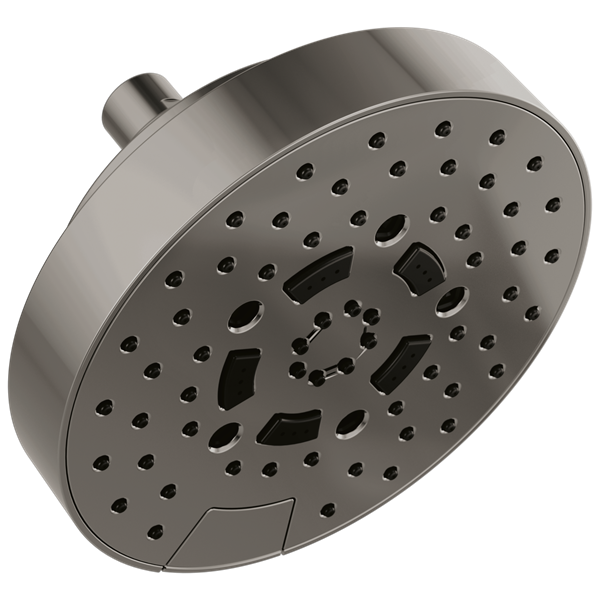 Brizo - Allaria 7 Inch Linear Round H2Okinetic Multi-Function Wall Mount Shower Head - 2.5 GPM