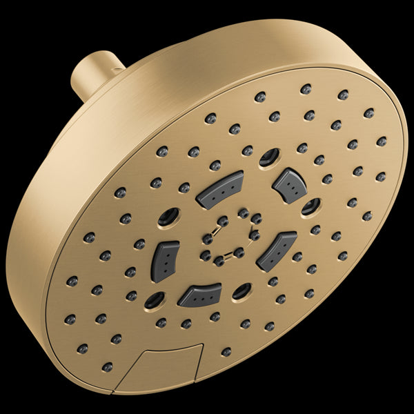 Brizo - Allaria 7 Inch Linear Round H2Okinetic Multi-Function Wall Mount Shower Head - 2.5 GPM