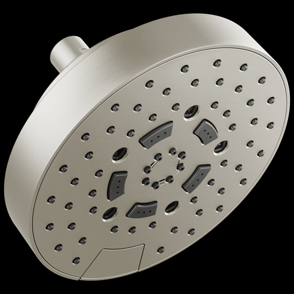 Brizo - Allaria 7 Inch Linear Round H2Okinetic Multi-Function Wall Mount Shower Head - 2.5 GPM