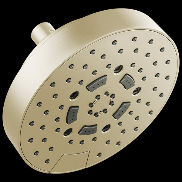 Brizo - Allaria 7 Inch Linear Round H2Okinetic Multi-Function Wall Mount Shower Head - 2.5 GPM