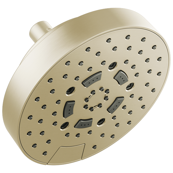 Brizo - Allaria 7 Inch Linear Round H2Okinetic Multi-Function Wall Mount Shower Head - 2.5 GPM