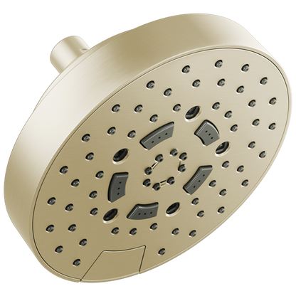 Brizo - Allaria 7 Inch Linear Round H2Okinetic Multi-Function Wall Mount Shower Head - 2.5 GPM
