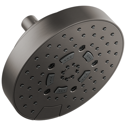 Brizo - Essential Shower 7 Inch Linear Round H2Okinetic Multi-Function Wall Mount Shower Head - 1.5 GPM