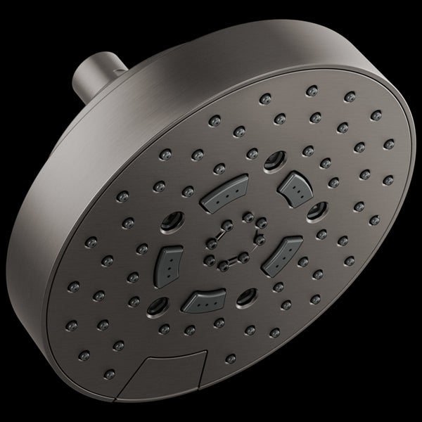 Brizo - Allaria 7 Inch Linear Round H2Okinetic Multi-Function Wall Mount Shower Head - 2.5 GPM