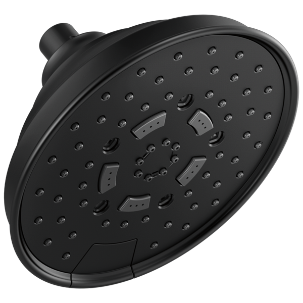Brizo - Essential Shower 7 Inch Classic Round H2Okinetic Multi-Function Wall Mount Shower Head - 2.5 GPM