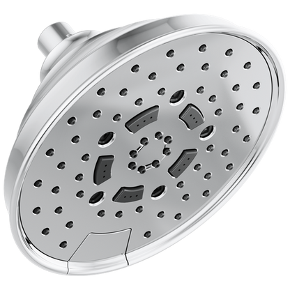 Brizo - Essential Shower 7 Inch Classic Round H2Okinetic Multi-Function Wall Mount Shower Head - 2.5 GPM