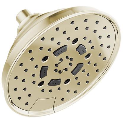 Brizo - Essential Shower 7 Inch Classic Round H2Okinetic Multi-Function Wall Mount Shower Head - 2.5 GPM