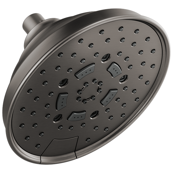 Brizo - Essential Shower 7 Inch Classic Round H2Okinetic Multi-Function Wall Mount Shower Head - 2.5 GPM