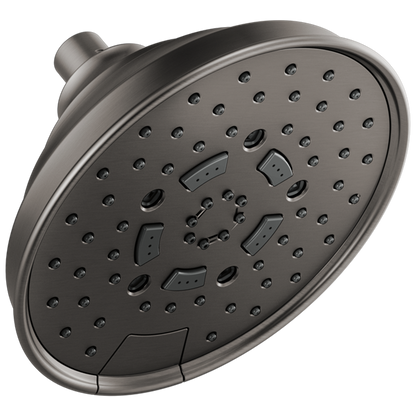 Brizo - Essential Shower 7 Inch Classic Round H2Okinetic Multi-Function Wall Mount Shower Head - 2.5 GPM