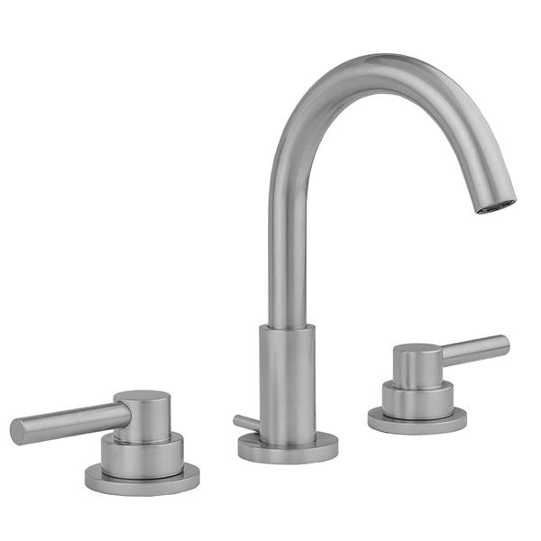 Jaclo - Uptown Contempo Faucet with Round Escutcheons & Low Contempo Lever Handles