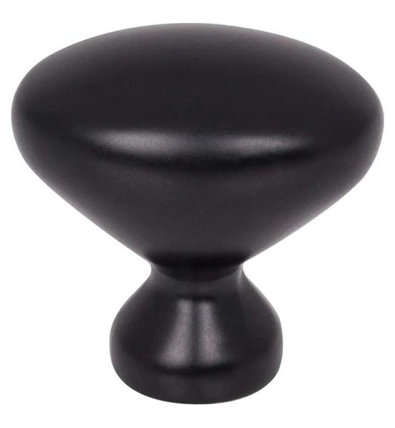 Elements - 1-1/4 Inch Overall Length Oval Merryville Cabinet Knob