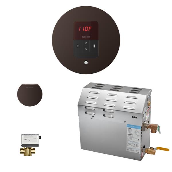 Mr. Steam - Ms (Itempo) 6 Kw (6000 W) Steam Shower Generator Package With Itempo Control Round