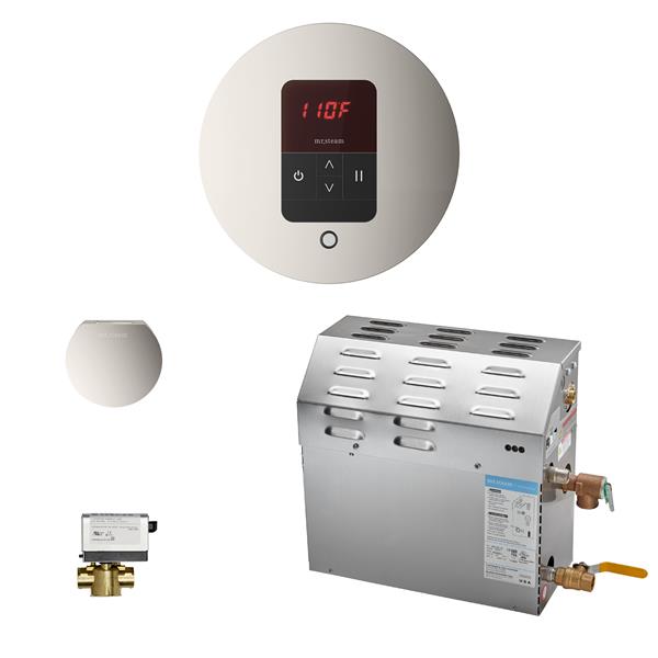 Mr. Steam - Ms (Itempo) 6 Kw (6000 W) Steam Shower Generator Package With Itempo Control Round