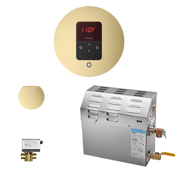 Mr. Steam - Ms (Itempo) 6 Kw (6000 W) Steam Shower Generator Package With Itempo Control Round