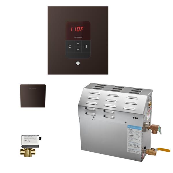 Mr. Steam - Ms (Itempo) 9 Kw (9000 W) Steam Shower Generator Package With Itempo Control Square