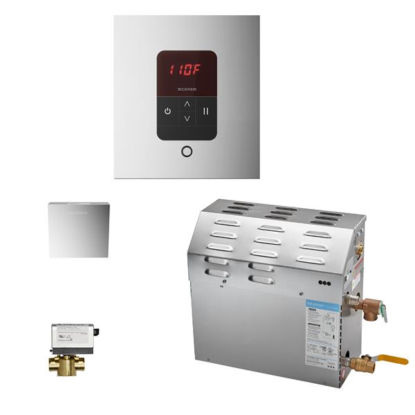 Mr. Steam - Ms (Itempo) 9 Kw (9000 W) Steam Shower Generator Package With Itempo Control Square
