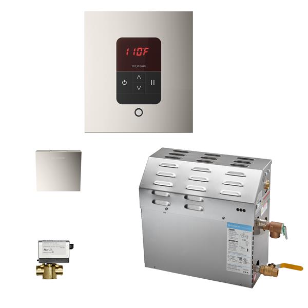 Mr. Steam - Ms (Itempo) 9 Kw (9000 W) Steam Shower Generator Package With Itempo Control Square