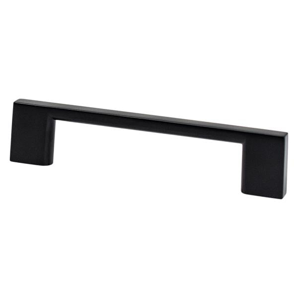Berenson - Transitional Advantage Four 96mm CC Matte Black Rectangle Pull