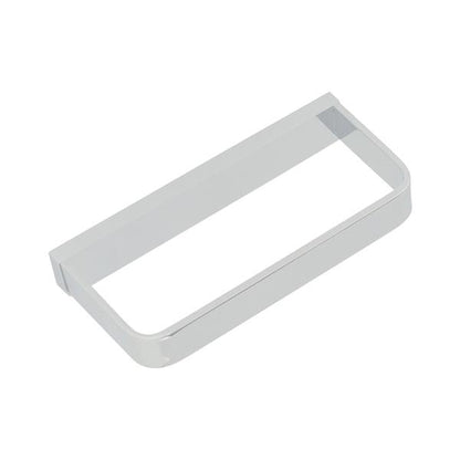 Lacava - Giulia Wall-Mount Towel Ring Made Of Chrome Plated Brass. W: 7 7/8 Inch, D: 3 /8 Inch, H: 1 1/4 Inch.