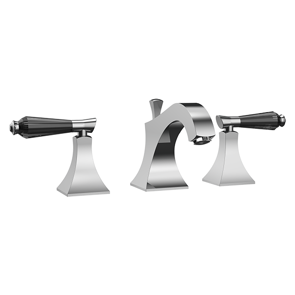 Santec - Edo Crystal Widespread Lavatory Set