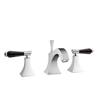 Santec - Edo Crystal Widespread Lavatory Set