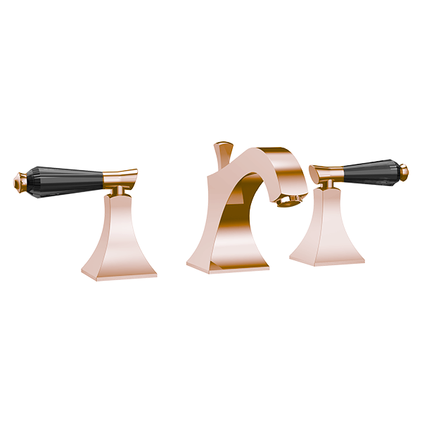 Santec - Edo Crystal Widespread Lavatory Set