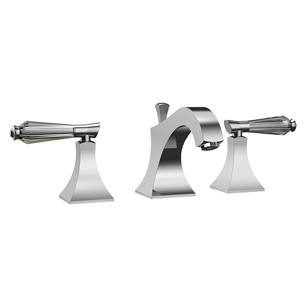 Santec - Edo Crystal Widespread Lavatory Set