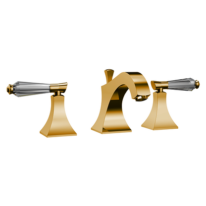 Santec - Edo Crystal Widespread Lavatory Set