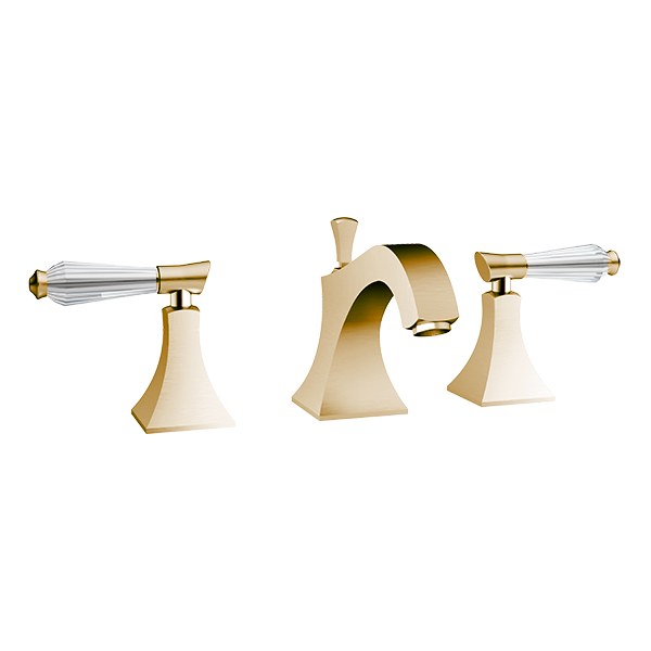 Santec - Edo Crystal Widespread Lavatory Set