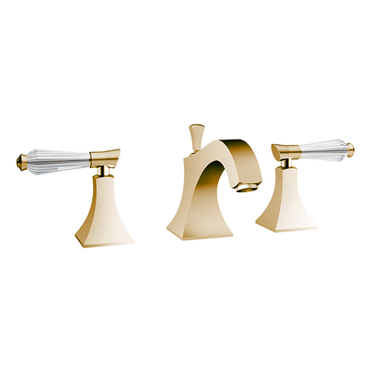 Santec - Edo Crystal Widespread Lavatory Set